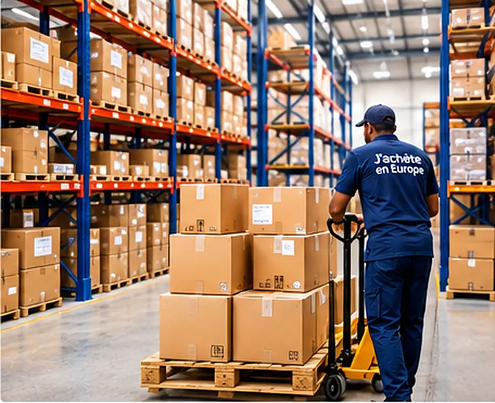 Réception et stockage des colis en Europe